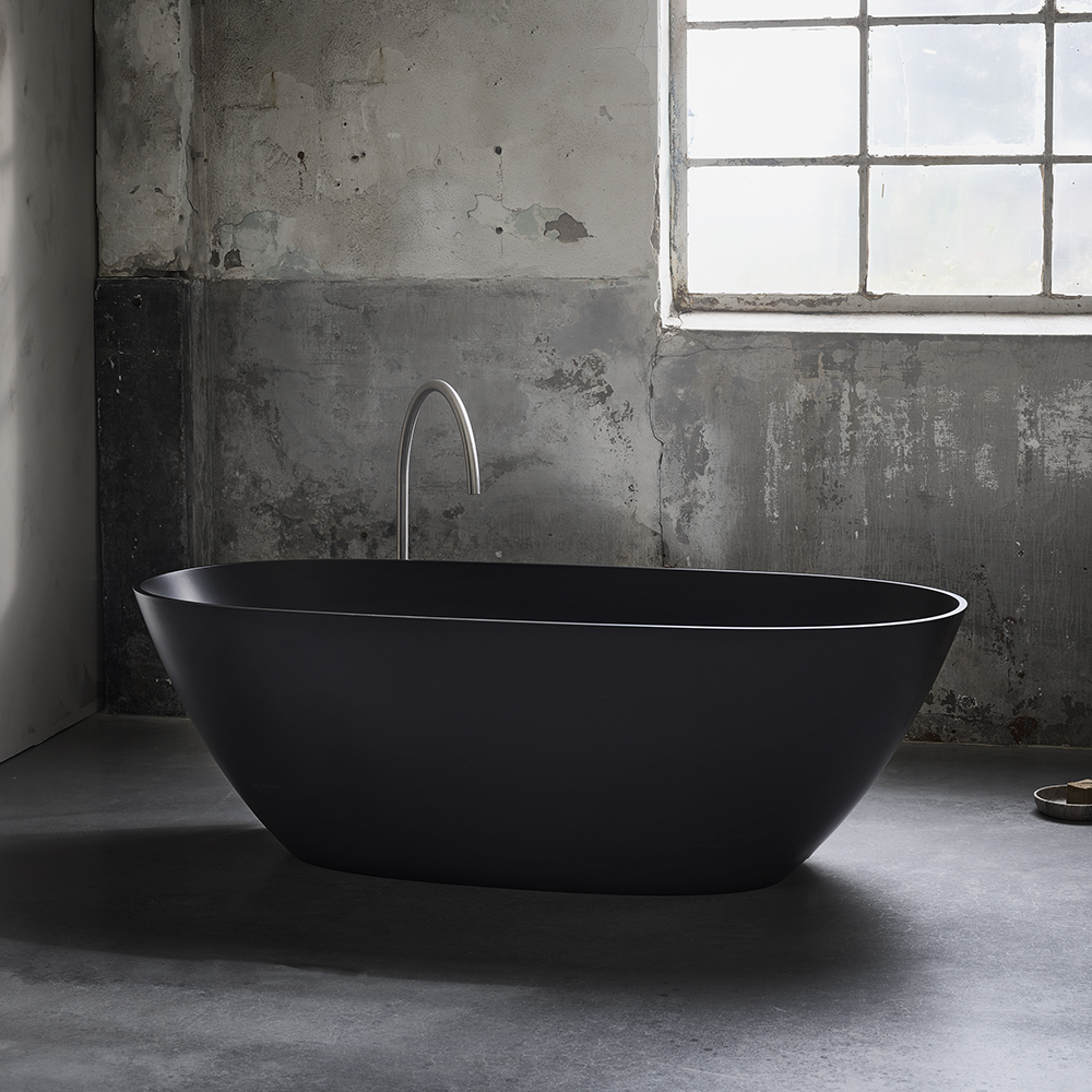 [FMU04-PDBLACK] Muse bath in Palette color (Deep Black)